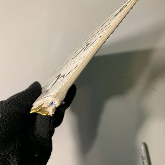 Kate Spade New York Design Cosmetic Pouch White/ Black - EUC - Picture 5 of 6